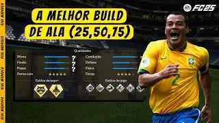 BUILD DE LATERAL META (LD/LE) - EA FC 25 PRO CLUBS (MELHOR BUILD DE ALA - NIVEL / LVL 25, 75, 50)