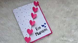 Eid Mubarak greeting card &bull; Eid Mubarak making ideas easy &bull; Eid card Design &bull; Eid card drawing 2025