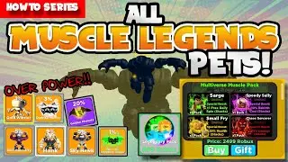 Все питомцы Muscle Legends! А также питомцы Robux!! | Muscle Legends Roblox