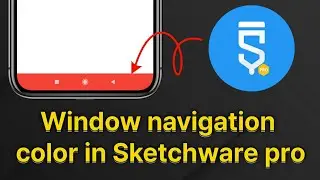 Window navigation color in sketchware pro //Sketchwareda navigatsiya rangini ozgartirish