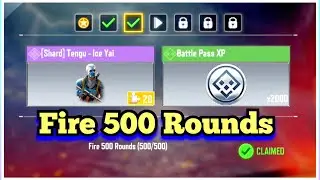 Call Of Duty Mobile Fire 500 Rounds Task Complete