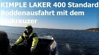Aluminiumboot Kimple Laker 400, Suzuki DF20A auf dem gro&szlig;en Jasmunder Bodden