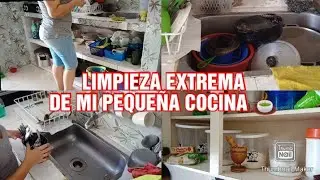LIMPIEZA EXTREMA DE MI PEQUE&Ntilde;A COCINA 🍵/cocina humilde