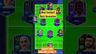 Mini Football ⚽️ best team/ formation #minifootball #shorts ​⁠ @TotalFootballlll