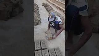 Bricks Making Perfectly #skills #brick #making #handmade #clay #mudbrick