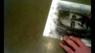 ► Speed Drawing with Charcoal of a Face - KlineStudios Art
