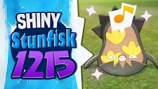 SHINY STUNFISK IN 1215 ENCOUNTERS & Pokemon Camp Reaction | Pokemon Sword and Shield