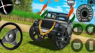 Indian Flag Jeep Driving Adventure 🚙🇮🇳