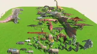 MECHAGODZILLA VS ALL - ARBS - Animal Revolt Battle Simulator