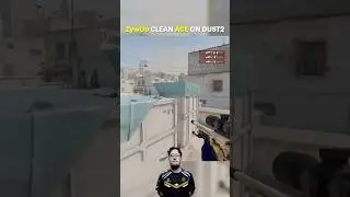 ZywOo Clean ACE on Dust2 with SSG🔥  #cs2clips