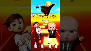 Boss Baby X Coffin Dance Cover Tiles hop edm rush #bossbaby #coffindance
