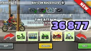 Hill Climb Racing 2 - 36877 Points in Bill's OK Adventure New Team Event