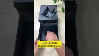 custom cardboard headphone packagig box