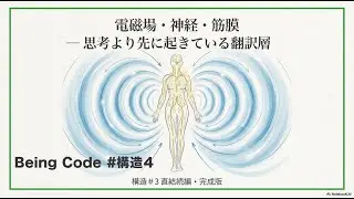 【構造 #4】電磁場・神経・筋膜 ― 思考より先に起きている翻訳層
