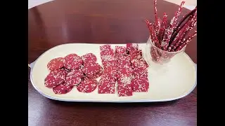 Baked Jowar Beetroot Barnyard Flax seeds Crackers (Gluten-free & Vegan) #Kindredsoulfood