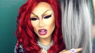 Ombre Synthetic Lace front Wig Review of Uniwigs  SL01005