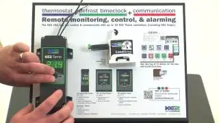 Как заблокировать дисплей на KE2 Temp или KE2 Temp + Valve Control &mdash; Видео 092 (FAQ: walkin cooler)