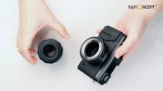 K&F Concept M42 Lenses to Fuji X Mount Camera Copper Adapter