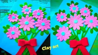 ডিজাইন টা দেখুন কত্ত সুন্দর,,#clayart #diy #viral #cute #art #craft #claycraft #super   #everyone 