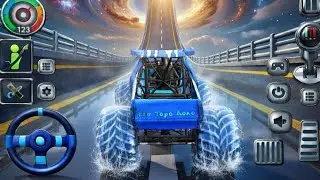 Monster Truck Extreme Jump 🚛🔥 | Dangerous Stunts & Crazy Racing Gameplay