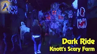 Dark Ride haunted house walkthrough at Knott's Scary Farm 2017