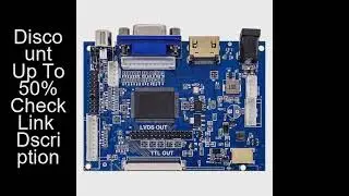 LCD Display TTL LVDS Controller Board HDMI VGA 2AV 50PIN for AT070TN90 92 94 Support Automatically V