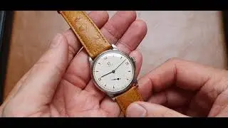 1938 Omega rare Large Jumbo 38mm in Stainless Steel Case with Sub Seconds Fully Restored / serviced
