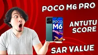 Poco m6 pro 5g antutu benchmark and sar value | poco m6 pro antutu score