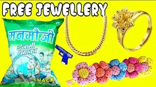OMG Got (Gold Chain & Ring) Inside Manmoji Inami Dhamaka ! Free Jewellery Inside ! Yummy Reviews