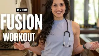 EASY FITNESS WITH DR. NATALIE GENTILE: 30 Minute Rebel Fusion Workout- Yoga, Strength, & Cardio!