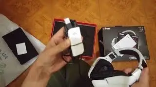 Распаковка Trust GXT 345 Creon 7.1 Bass Vibration Headset из Rozetka.com.ua