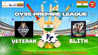 OYSS PREMIRE LEAGUE // VETERAN VS BLITZ // MATCH 3 // khelo2um Live //