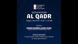 Qur'an Booster Teh Karina Hakman QS Al-Qadr