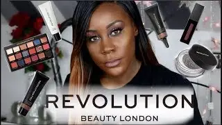 FULL FACE & FIRST IMPRESSIONS USING REVOLUTION PRO | YAY OR NAY?? | DARK SKIN FRIENDLY