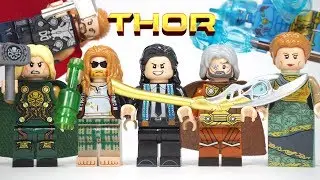 Lego Superhero Avengers Endgame Fat Thor Loki Odin Frigga Laufey Unofficial Lego Minifigures