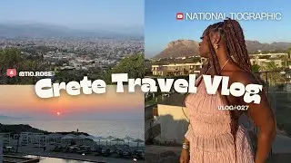 CRETE, GREECE 📍🇬🇷- I HAD TO LEAVE THE UK VLOG! EXCURSIONS, ALL INCLUSIVE AND CHANIA