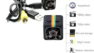 ZEPLORE 1080P Mini Spy Camera with Low Light Vision,Hidden Camera with Audio and Video Recorder |