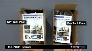 DIY and Pro Tool Packs - Fabricmate&reg; Site-Fabricated Fabric Wall Finishing System