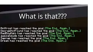 What's happening in Dream's new Manhunt video?丨The End... Again...