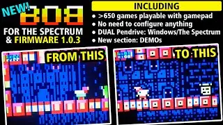 Comparing new firmware 1.0.3 on the NEW BOB for The Spectrum. Now with Demo Scene section!