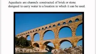 Roman architecture and furniture