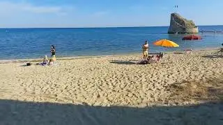 la spiaggia di Torre pali sulla costa ionica salentina