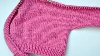 Stricken lernen * Super Easy Kimono Pullover * Teil 1 * Vorderteil, Ärmelzunahmen