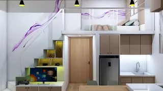 TINY APARTMENT 167sqft ( 15.5sqm MICRO APARTMENT TOUR ) | SPACE SAVING IDEAS | NEVER TOO SMALL