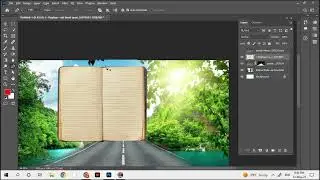 Creative Book Manipulation Effect in Photoshop | Surreal Road Scene Editing Tutorial#photoshop