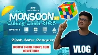 I Participated in the BIGGEST online RUBIK&rsquo;s cube Competition in India! | @Cubelelo_official VLOG