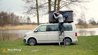 In einer Minuten einsatzbereit: Parallel &ouml;ffnendes Dachzelt von Nordling Outdoor f&uuml;r dein Auto