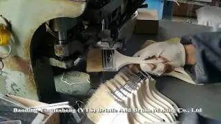Natural Bristle Brush-OEM Wood handle