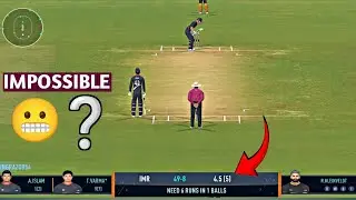 🔥 Need 6 Runs in Last Ball 😱 | Against Subscriber | Real Cricket 24