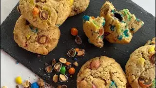 Cookies aux M&M's (facile & rapide) 😍